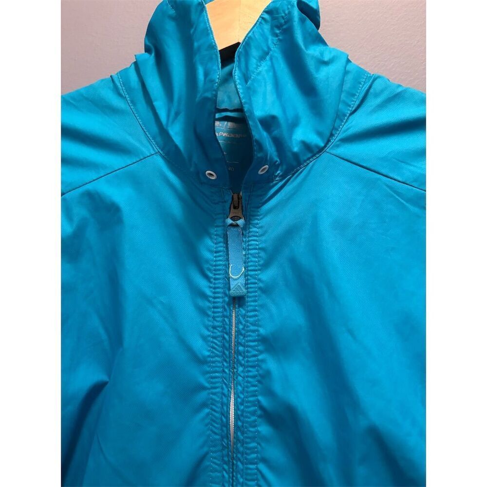 Adidas Women's Blue Climaproof Golf Jacket Size L Long Sleeve Casual - Picture 2 of 11
